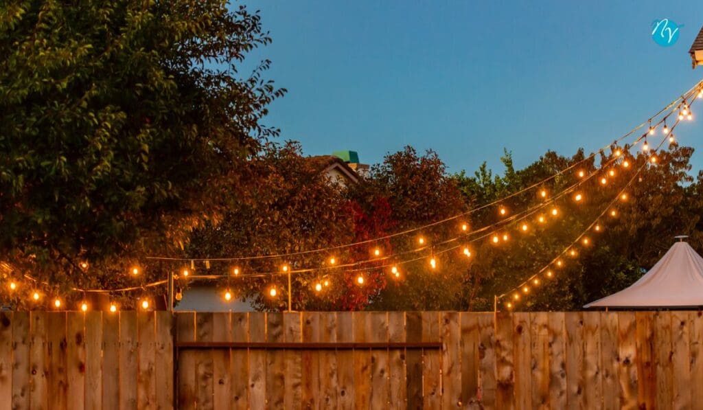 backyard lights