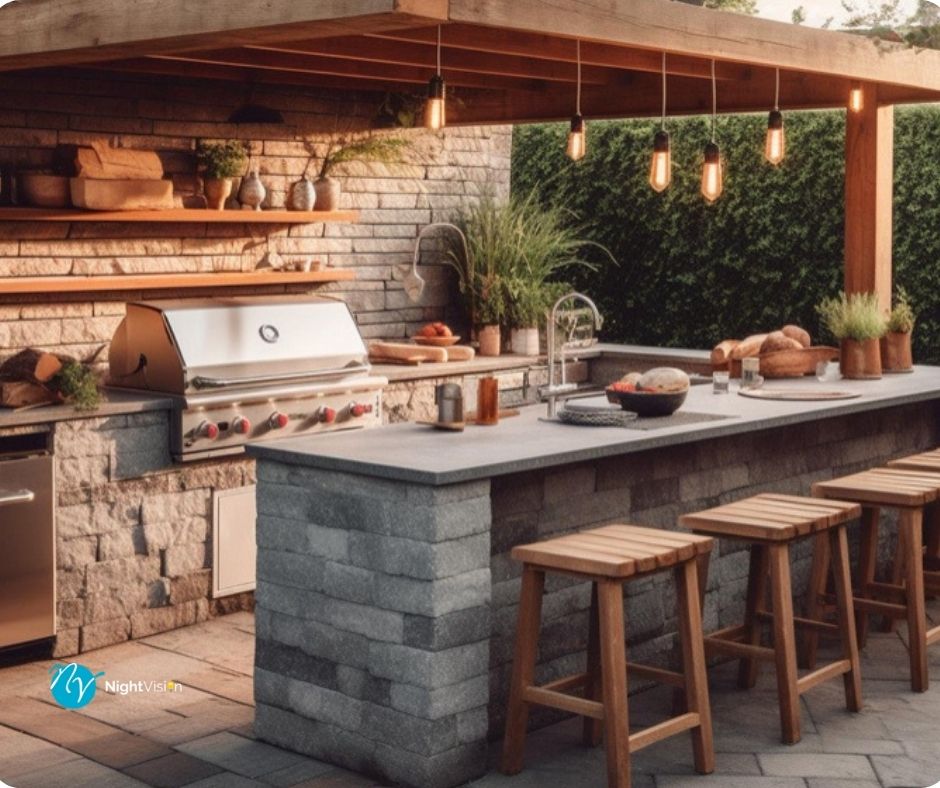 Culinary Brilliance: Outdoor Kitchen Lighting Mastery